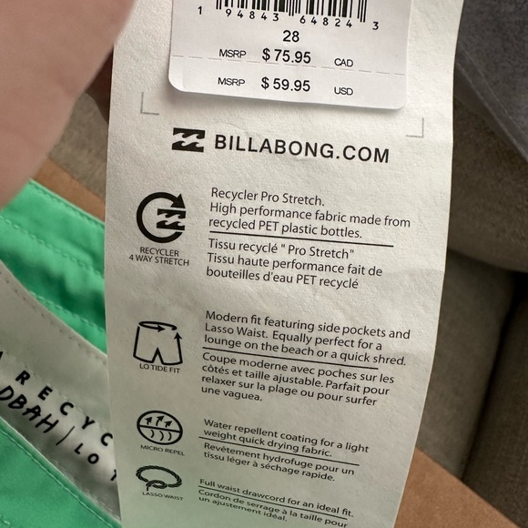 Billabong Men’s Swim Trunks - Picture 5 of 5